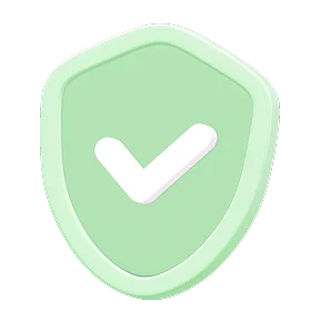 Зелений щит з символом чекмарк, як символ надійності та безпеки